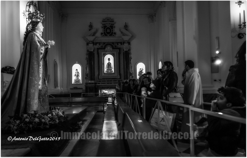 15 e 16 dicembre 2015 Venerazione dell'Immacolata nella Basilica di Santa Croce in Torre del Greco