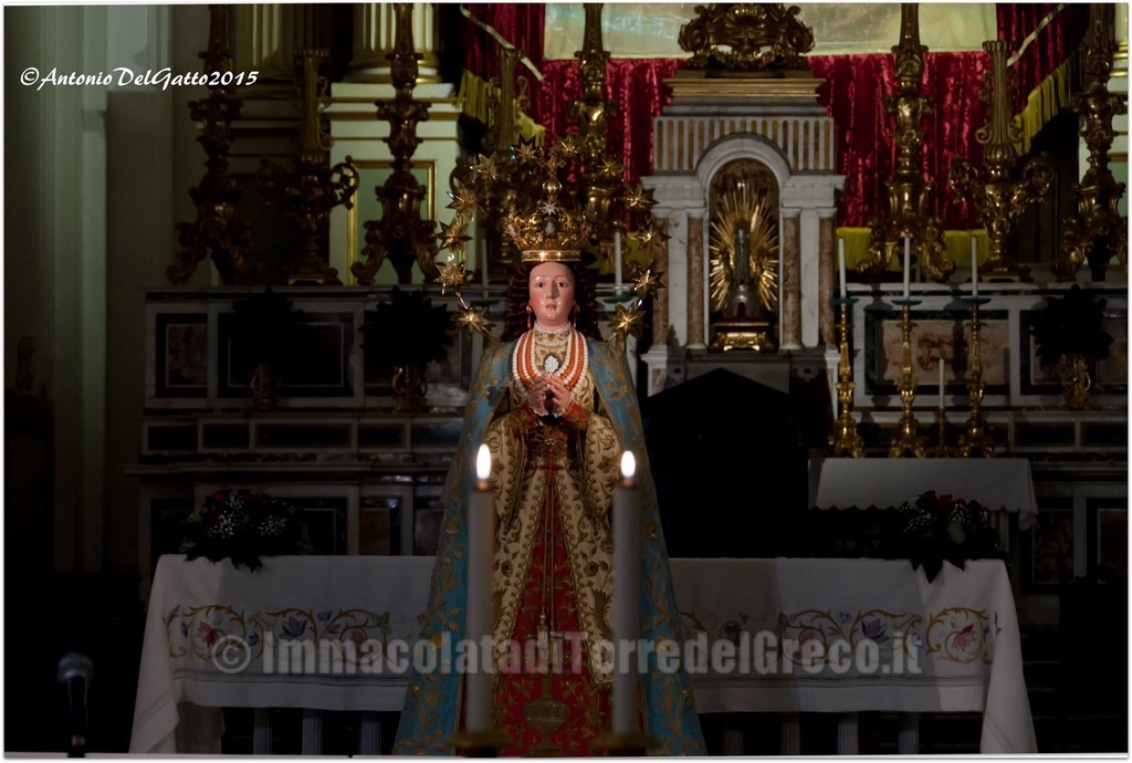 15 e 16 dicembre 2015 Venerazione dell'Immacolata nella Basilica di Santa Croce in Torre del Greco
