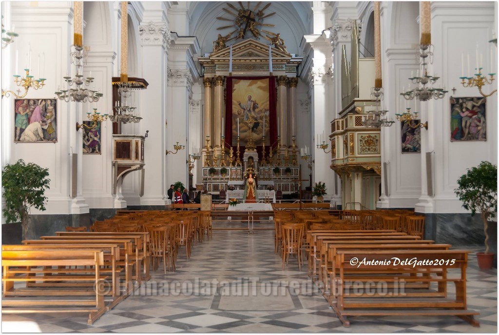 15 e 16 dicembre 2015 Venerazione dell'Immacolata nella Basilica di Santa Croce in Torre del Greco