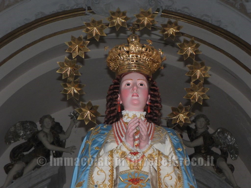 Dal 17-12-2015 Esposizione straordinaria dell'Immacolata nell'Anno Santo della Misericordia.