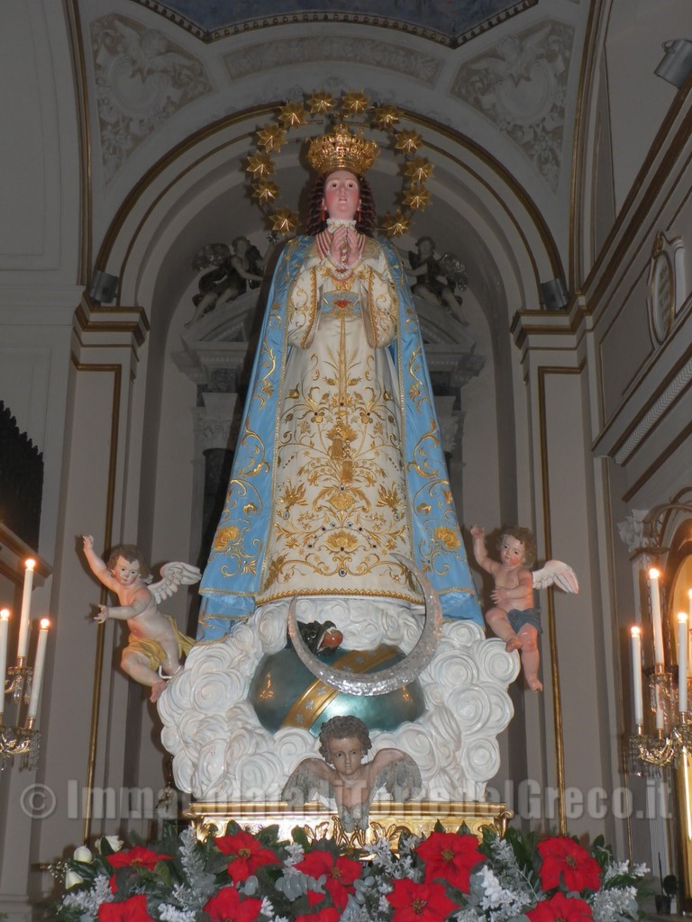 Dal 17-12-2015 Esposizione straordinaria dell'Immacolata nell'Anno Santo della Misericordia.