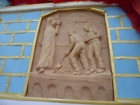 2013 Scultura per il Carro dell'Immacolata