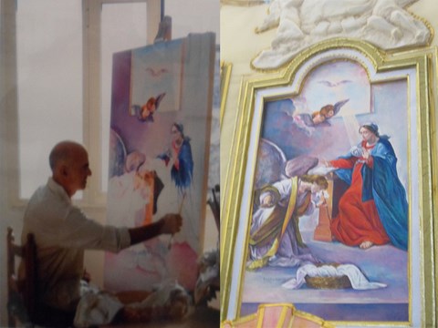 2012 Dipinto Carro dell'Immacolata